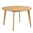 Roxby Round Dining Table - 4 Seater - 120cm - Oak