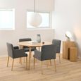 Roxby Round Dining Table - 4 Seater - 120cm - Oak