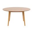 Roxby Round Dining Table - 6 Seater - 140cm - Oak