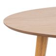 Roxby Round Dining Table - 6 Seater - 140cm - Oak