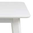 Roxby Drop Leaf Dining Table - 2-4 Seater - 80cm-120cm - White