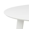 Roxby Round Dining Table - 2 Seater - 105cm - White