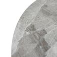 Saldini Grey Sintered Stone 4 Seater Round Dining Table with Spider Legs - 110cm