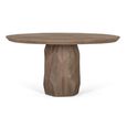 Savona Dining Table - Mango Wood - 6 Seater - 150cm - Round Pedestal