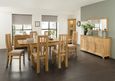 Shaker Oak Large 8-10 Seater Extending Dining Table - 203.4cm-269.8cm