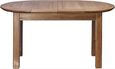 Shaker Oak Large D-End 6-8 Seater Extending Dining Table - 161.5cm-211.5cm