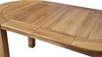 Shaker Oak Large D-End 6-8 Seater Extending Dining Table - 161.5cm-211.5cm