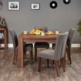 Shiro Walnut Dining Table - 4 Seater - 90cm - Small