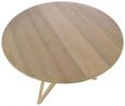 Shoreditch Wooden Large Round Dining Table - 2 Seater