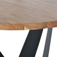 Siena Dining Table - Acacia Wood - 4 Seater - 120cm - Round Pedestal