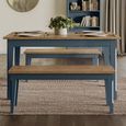 Signature Blue Dining Table - 4 Seater - 140cm