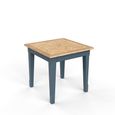 Signature Blue Square Dining Table - 2 Seater - 80cm