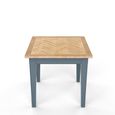 Signature Blue Square Dining Table - 2 Seater - 80cm