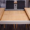 Diamond Painted Extending Dining Table - 4-8 Seater - 132cm-198cm
