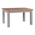 Diamond Painted Extending Dining Table - 4-8 Seater - 132cm-198cm