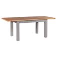 Diamond Painted Extending Dining Table - 4-8 Seater - 132cm-198cm