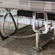 Tangle Dining Table - Marble with Stainless Steel Pedestal Base - Variation Available
