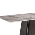 Telma 6 Seater Ash Grey Marble Dining Table - Sizes Available