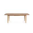 Theia Extending Dining Table - 6-8 Seater - 180cm-220cm - Oak Veneer