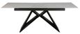 Tinsley Argento Grey Ceramic 6-8 Seater Extending Dining Table - 160cm-200cm
