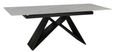 Tinsley Argento Grey Ceramic 6-8 Seater Extending Dining Table - 160cm-200cm