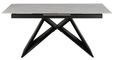 Tinsley Argento Grey Ceramic 6-8 Seater Extending Dining Table - 160cm-200cm