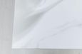 Turin 8 Seater White Marble Square Dining Table - 140cm