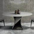 Twist Dining Table - Round - Pedestal - Marble - Variation Available