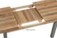 Urban Elegance Reclaimed Wood Extending Dining Table - 6-8 Seater - 150cm-200cm