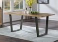 Urban Elegance Reclaimed Wood Dining Table - 6 Seater - 180cm