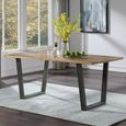 Urban Elegance Reclaimed Wood Dining Table - 6 Seater - 180cm