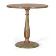 Verbano Dining Table - Mango Wood - 2 Seater - 76cm - Round Pedestal
