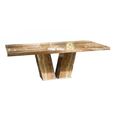 Vertigo Dining Table - Marble with Pedestal Base - Variation Available
