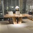 Vertigo Dining Table - Marble with Pedestal Base - Variation Available