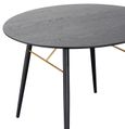 Barcelona Round Dining Table - 2 Seater - 100cm - Black