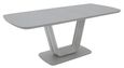 Lazzaro Extending Dining Table - 4 Seater - 120-160cm - Light Grey Matt