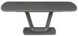 Lazzaro Extending Dining Table - 6 Seater - 160-200cm - Grey Glass Top