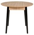 Lotti Round Dining Table - 2 Seater - 90cm - Oak