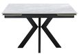 Vida Pearla Grey Ceramic 4-6 Seater Extending Dining Table