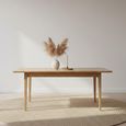 Wadsworth Oak 4-6 Seater Extending Dining Table - 120cm-160cm