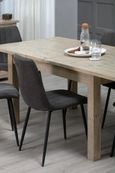 Washed Grey Reclaimed Pine 4-8 Seater Extending Dining Table - 140cm-200cm