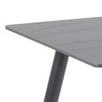 Wicklow Dining Table - 4 Seater - 140cm - Black Ceramic