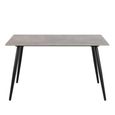 Wicklow Dining Table - 4 Seater - 140cm - Grey Ceramic