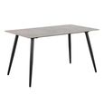 Wicklow Dining Table - 4 Seater - 140cm - Grey Ceramic