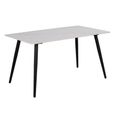Wicklow Dining Table - 4 Seater - 140cm - White Ceramic