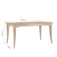 Toulon Extending Dining Table - 165cm-210cm - 6-8 Seater - Oak