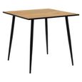 Wilma Dining Table - 2 Seater - Square - 80cm - Oak
