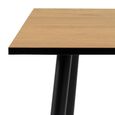 Wilma Dining Table - 2 Seater - Square - 80cm - Oak