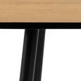 Wilma Dining Table - 2 Seater - Square - 80cm - Oak