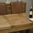 Deluxe Extending Dining Table - 4-6 Seater - 122cm-167cm - Butterfly - Oak
